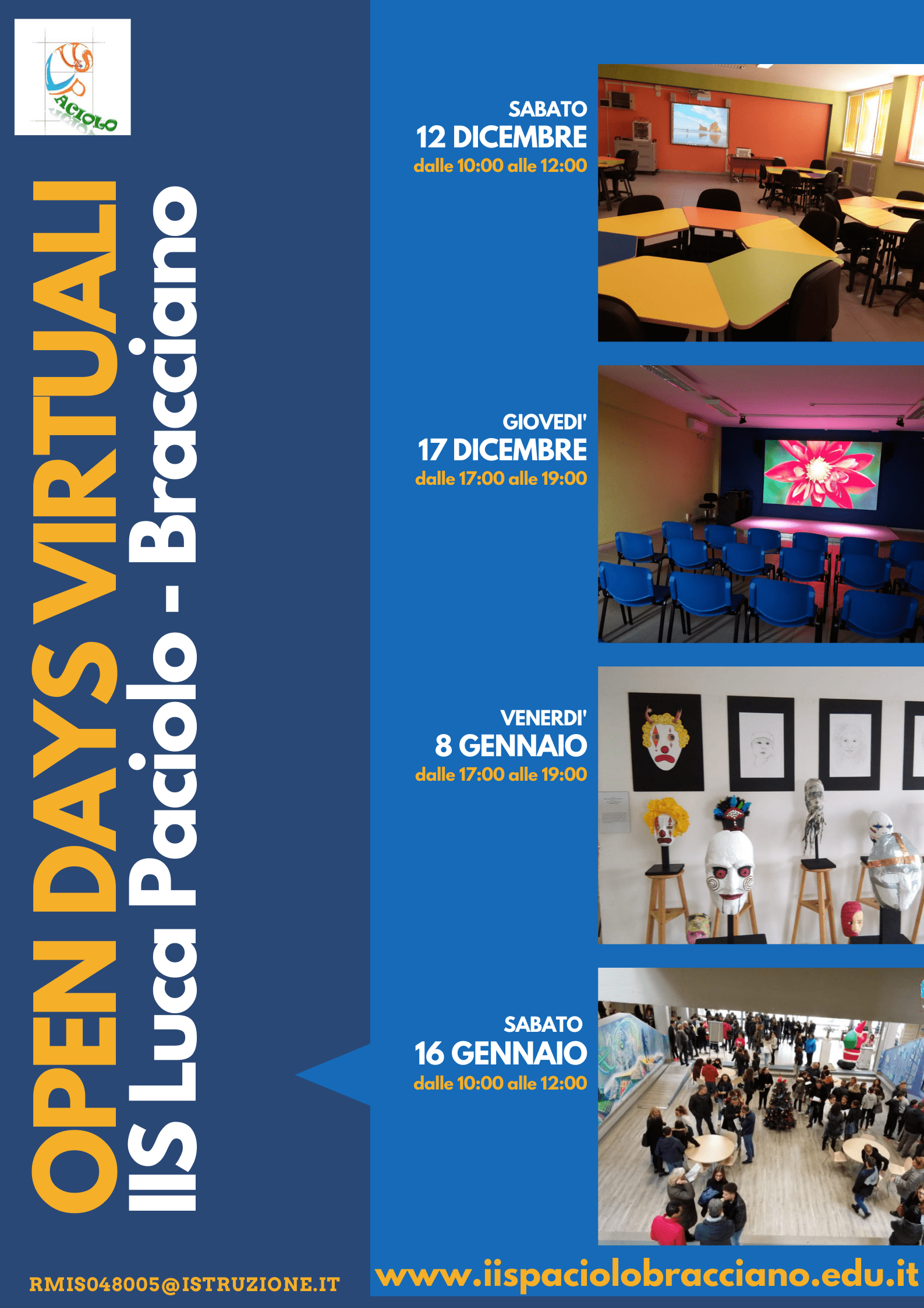 Open Days VirtualiOrientamento e Sportello Informativo